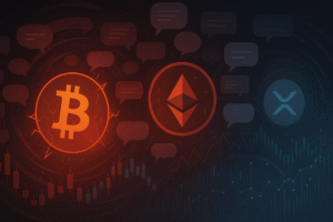 Bitcoin & Ethereum Social Sentiment Collapses, But XRP Just Sees Disinterest